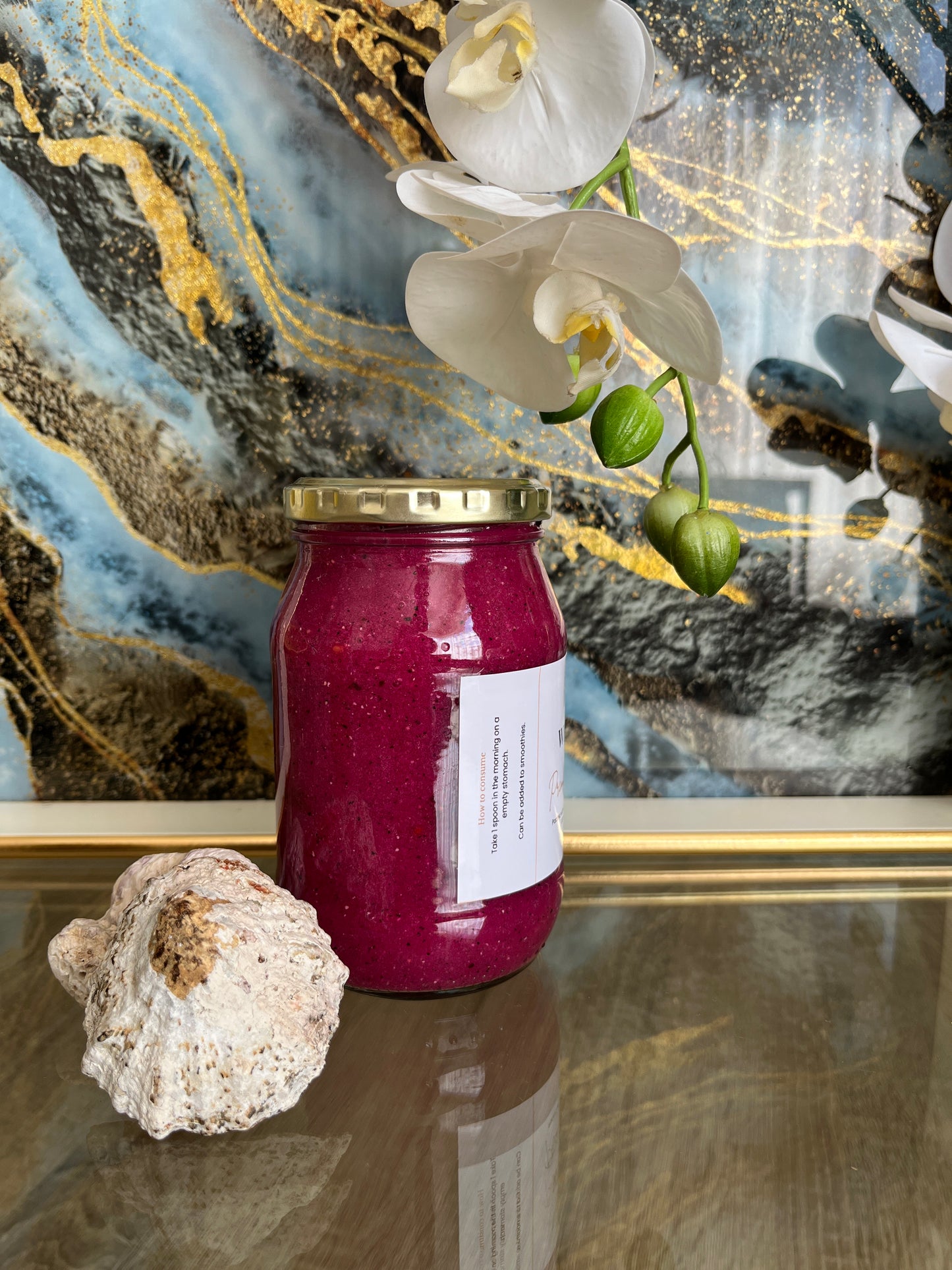 Dragon Fruit Infused Seamoss Gel
